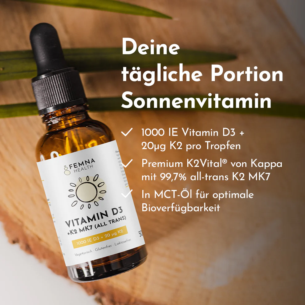 Natürlich supplementieren – Vitamine D3 und K2 hochdosiert im Einklang mit Körper und Seele
